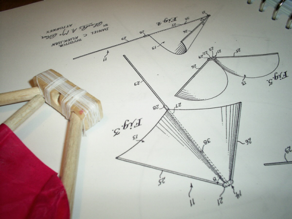 Vliegerpatent als bouwtekening